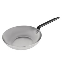 Vogue Wokpan carbonstaal 2,75L | 28(Ø)cm