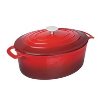 Vogue Braadpan | Gietijzer | 6L | Div. Warmtebronnen | Incl. Deksel | 230x305x125(h)mm 