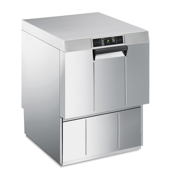 Horeca Vaatwasser | TOPLINE | Touchscreen | Dienbladen/Kratten | Mand 500x500/600x400mm | 230V | Afvoerpomp | Zeeppomp | Naglanspomp | Breaktank | 600x600x820(h)mm