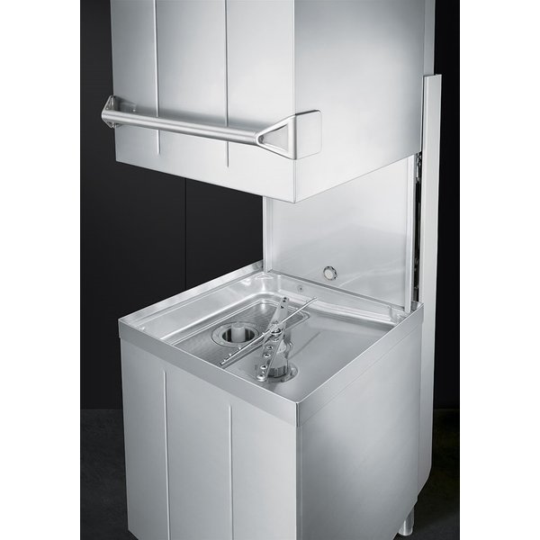 Doorschuifvaatwasser TOPLINE | Naglans/Zeep/Afvoerpomp | Ontharder | Mand 500x500mm | 620x736x1530/2102(h)mm