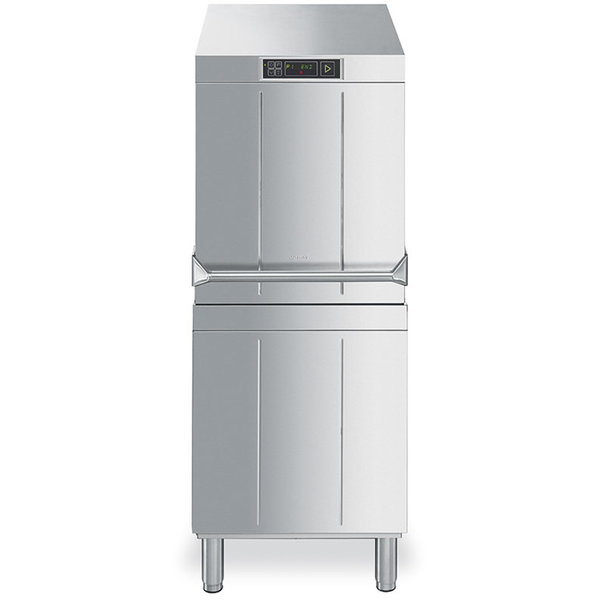 Doorschuifvaatwasser EASYLINE | Naglans/Zeep/Afvoerpomp | Warmteterugwinning | Mand 500x500mm | 620x745x1530/2102(h)mm