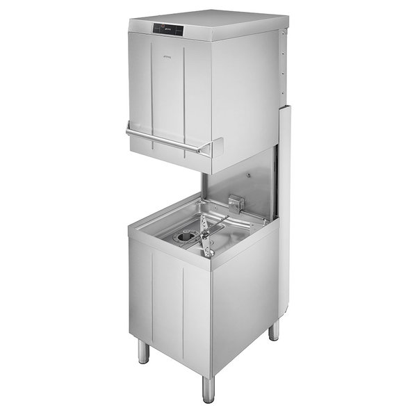 Doorschuifvaatwasser TOPLINE | Naglans/Zeep/Afvoerpomp | Warmteterugwinning | Mand 500x500mm | 620x745x1530/2102(h)mm
