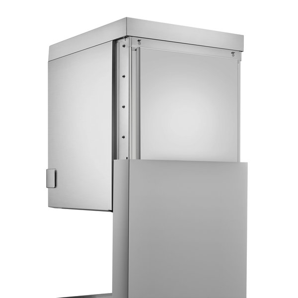 Doorschuifvaatwasser TOPLINE | Naglans/Zeep/Afvoerpomp | Warmteterugwinning | Mand 500x500mm | 620x745x1530/2102(h)mm