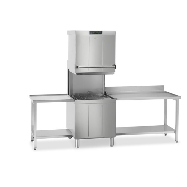 Doorschuifvaatwasser EASYLINE | Naglans/Zeep/Afvoerpomp | Mand 600x500mm | 716x760x1580/2000(h)mm