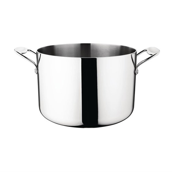 Kookpan Triwall RVS/Aluminium 7L | 25,4(Ø)x16(h)cm