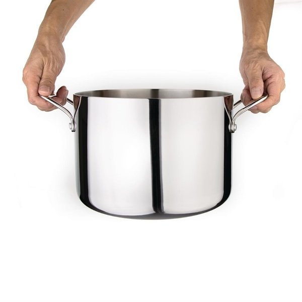 Kookpan Triwall RVS/Aluminium 7L | 25,4(Ø)x16(h)cm