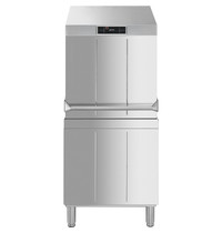 SMEG Doorschuifvaatwasser TOPLINE | Naglans/Zeep/Afvoerpomp | Warmteterugwinning | Mand 600x500mm | 716x815x1520/2040(h)mm