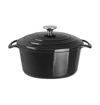 Vogue Braadpan | Gietijzer | 4L | Div. Warmtebronnen | Incl. Deksel | Ø235x125(h)mm 