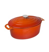 Vogue Braadpan | Gietijzer | 6L | Div. Warmtebronnen | Incl. Deksel | 230x305x125(h)mm