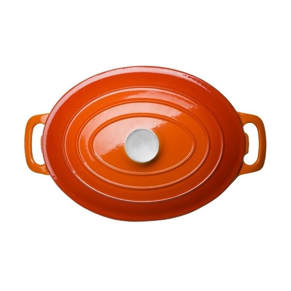 Braadpan | Gietijzer | 6L | Div. Warmtebronnen | Incl. Deksel | 230x305x125(h)mm