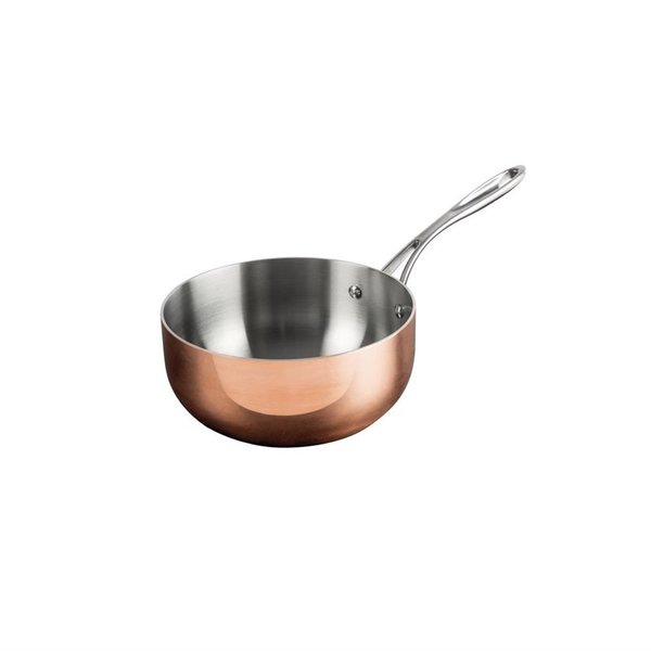 Sauteuse inductie koper 1,8L | 20(Ø)x9(h)cm