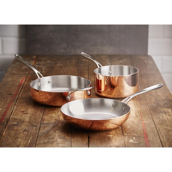 Sauteuse inductie koper 1,8L | 20(Ø)x9(h)cm