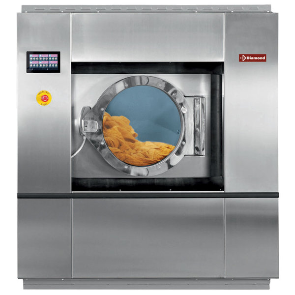 Wasmachine | Vloerbevestiging | 30kg | RVS | Touchscreen | 27kW | 1098x946x1433(h)mm