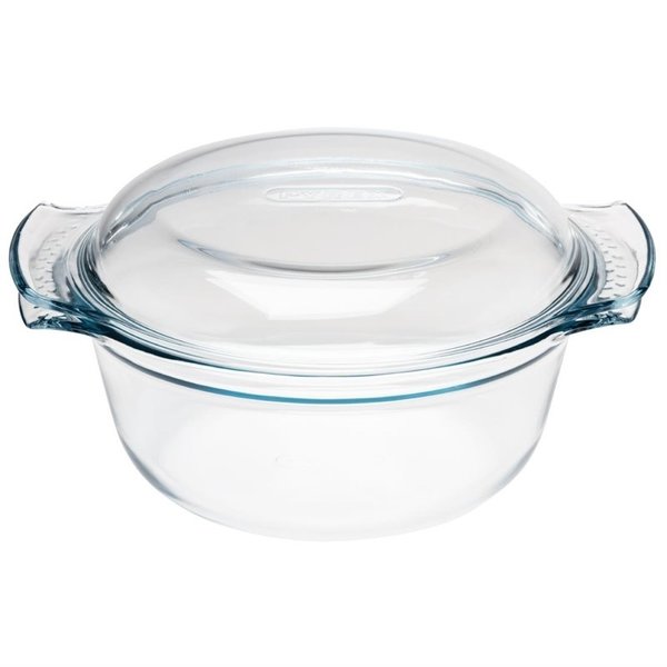 Ronde glazen casserole 3,75L | 315x270x110(h)mm