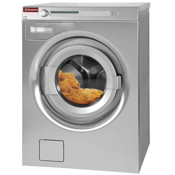 Was-centrifugemachine | 8kg | Inox-Titanium | Met Afvoerpomp | 595x700x850(h)mm