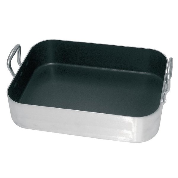 Braadslede aluminium met anti aanbak laag | 440x302x135(h)mm