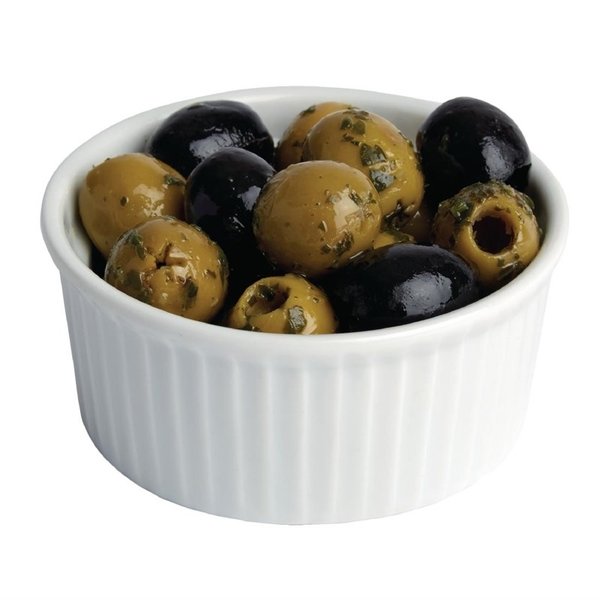 Ramekins | WHITEWARE | Porselein| Wit | 10cl | 12 stuks | Ø80x36(h)mm