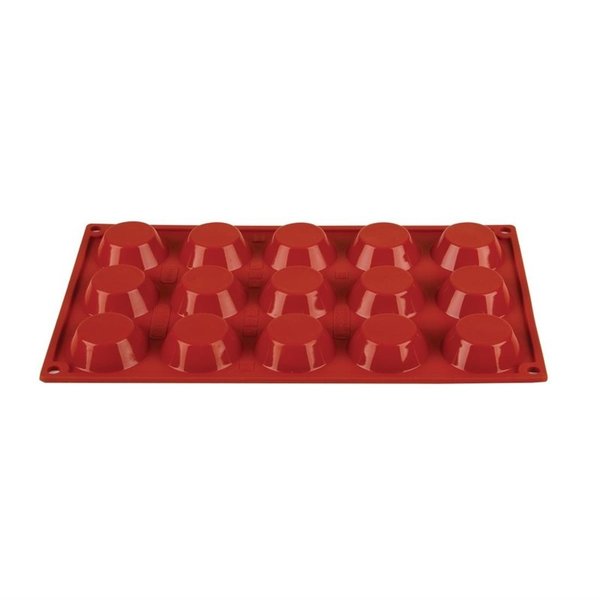 Bakvorm siliconen | Cap. 15 taartjes |  5(Ø)x 1,5(h)cm