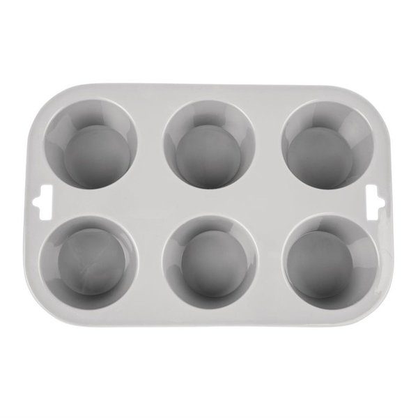 Bakvorm siliconen | Cap. 6 muffins | 161x241x37(h)mm