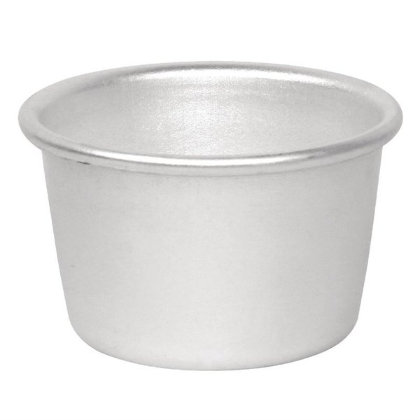 Bakvorm aluminium | 6 stuks | 6,7(Ø)x3,9(h)cm