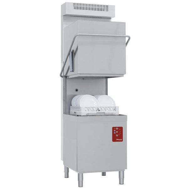 Doorschuifvaatwasser | Naglanspomp | Warmteterugwinning | Mand 500x500mm | 710x800x1520/2229(h)mm