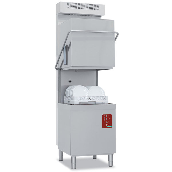 Doorschuifvaatwasser | Naglans/Zeep/Afvoerpomp | Warmteterugwinning | Mand 500x500mm | 710x800x1520/2229(h)mm