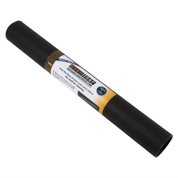 Bakmat zwart PTFE gecoat | 50(b)x1(l)m