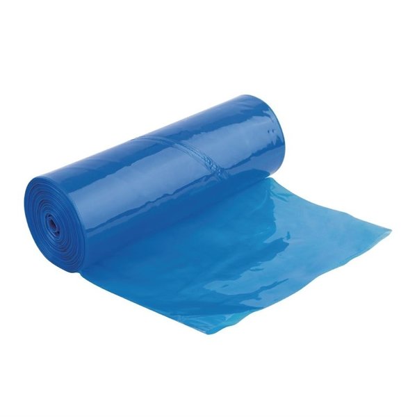 Spuitzak disposable polyethyleen blauw | 100 stuks | 51(b)x46(l)cm
