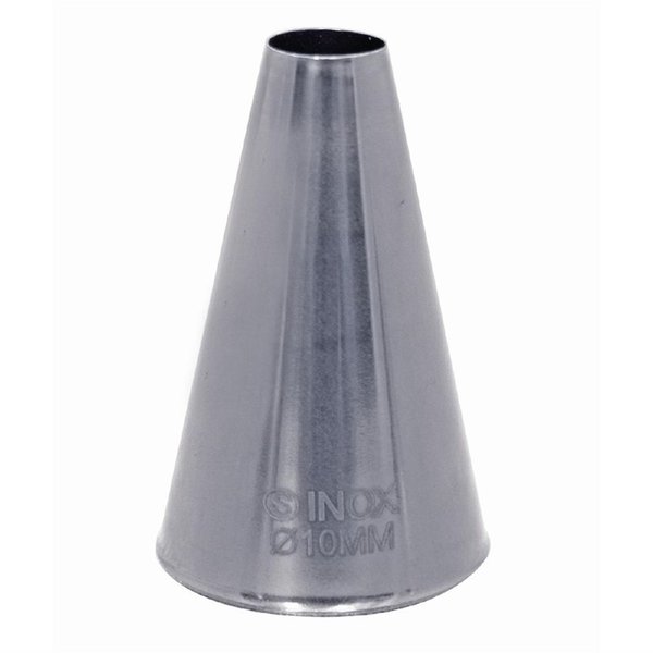 Spuitmond RVS 10mm |  3(Ø)x5(h)cm
