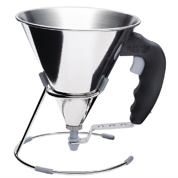 Doseertrechter RVS 0,8L |  15(Ø)x15,5(h)cm