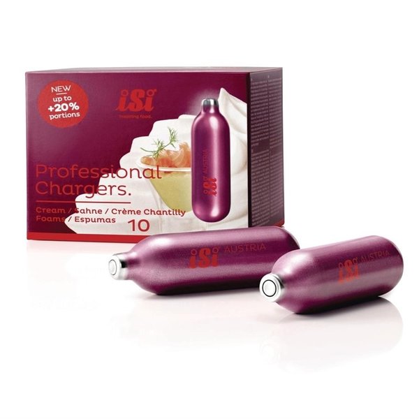 Slagroompatronen | 50 stuks | Voor K637, CB503, CB502, CB504 | 1,7(Ø)x6,5(h)cm