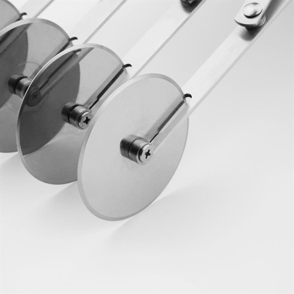 Hagelsnijder uittrekbaar RVS 5 wiels | 5,7(b)x49(l)cm