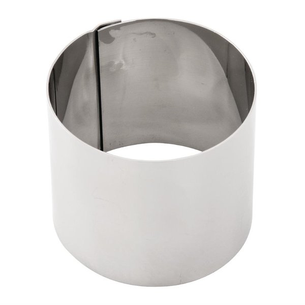 Mousse ring RVS rond | 7(Ø)x6(h)cm