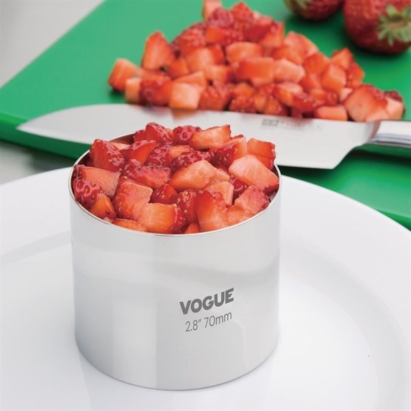 Mousse ring RVS rond | 7(Ø)x6(h)cm