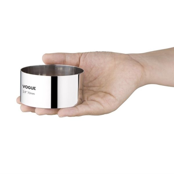 Mousse ring  RVS rond |  7(Ø)x3,5(h)cm