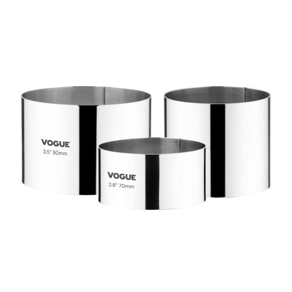 Mousse ring  RVS rond |  7(Ø)x3,5(h)cm