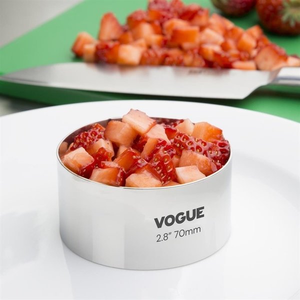 Mousse ring  RVS rond |  7(Ø)x3,5(h)cm