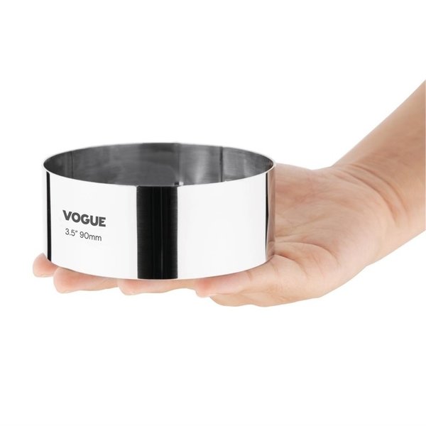 Mousse ring RVS rond | 9(Ø)x3,5(h)cm