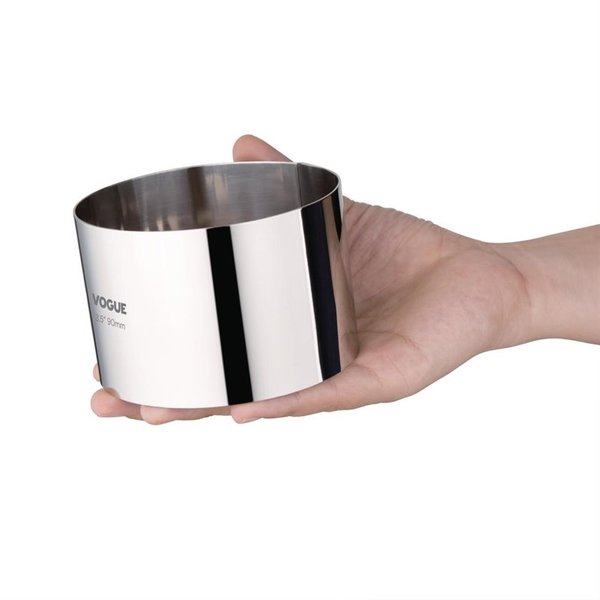 Mousse ring RVS rond | 9(Ø)x6(h)cm