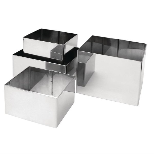 Mousse ring RVS | 80x80x60(h)mm