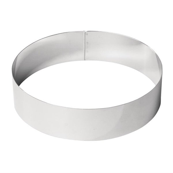 Mousse ring RVS | 24(Ø)x6(h)cm