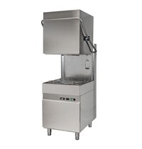 CombiSteel Doorschuifvaatwasser | Mand 500x500mm | Afvoerpomp | Naglanspomp | 703x757x1494/1970(h)mm 