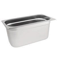 Vogue GN-Bak | RVS | 1/3 GN | Hoogte 150mm | 325x176x150(h)mm 