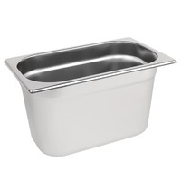 Vogue GN-Bak | RVS | 1/4 GN | Hoogte 150mm | 265x162x150(h)mm 