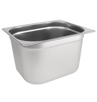 Vogue GN-Bak | RVS | 1/2 GN | Hoogte 200mm | 325x265x200(h)mm