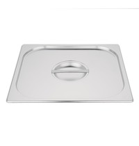 Vogue GN deksel RVS met handgreep 2/3 | O.a. voor  GM314, GM315, K810 