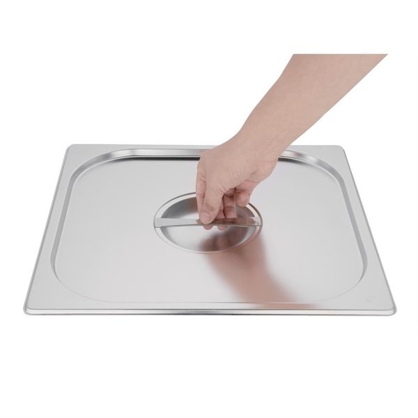 GN deksel RVS met handgreep 2/3 | O.a. voor  GM314, GM315, K810