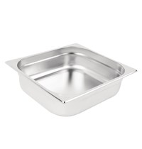Vogue GN-Bak | RVS | 2/3 GN | Hoogte 100mm | 354x325x100(h)mm 