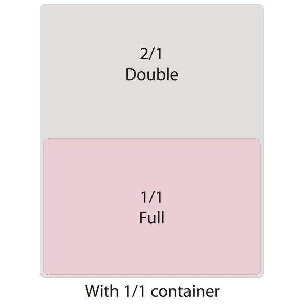 GN bak RVS geperforeerd 1/1 - 5,8L | 530x325x40(h)mm