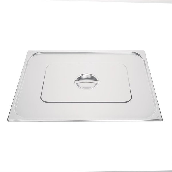 GN deksel RVS met handgreep 2/1 | O.a. voor GM316, GM317, K801